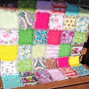 Baby rag quilt